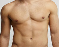 Picture of a toned male abdomen and waist